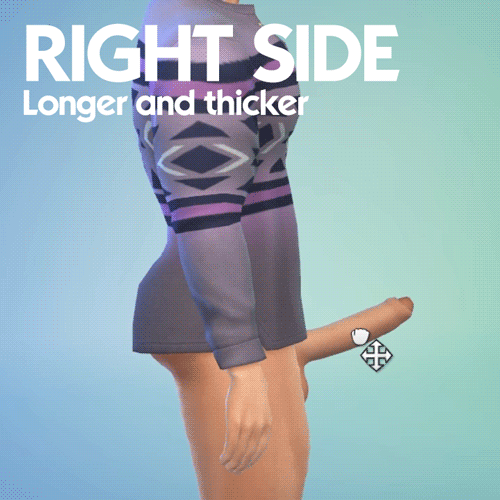Supern4tural – WW Penis Meshes for male sims - Sims 4 screenshot