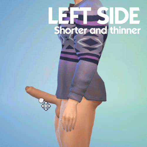 Supern4tural – WW Penis Meshes for male sims - Sims 4 screenshot